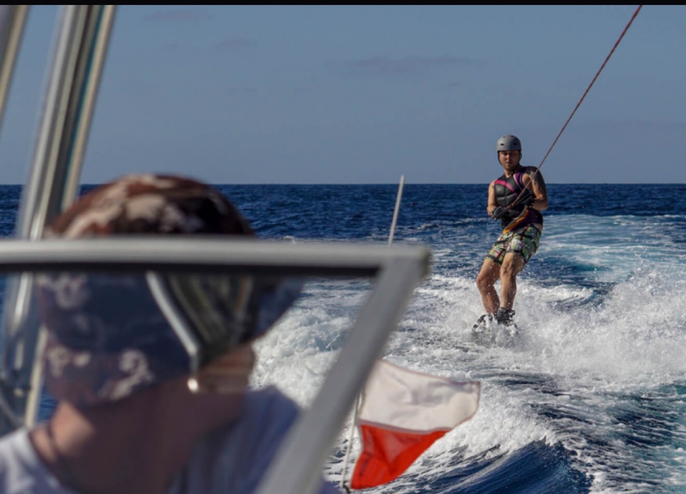 Sessão de wakeboard na Madeira